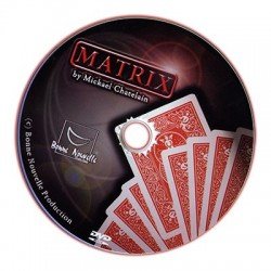 Matrix by Mickael Chatelain BLUE (DVD and Gimmick)