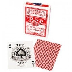 Bee - Poker size (Red)