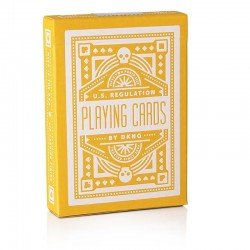 DKNG Yellow Wheels Playing Cards