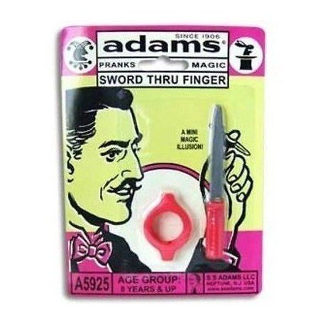 Adams Sword Thru Finger Illusion