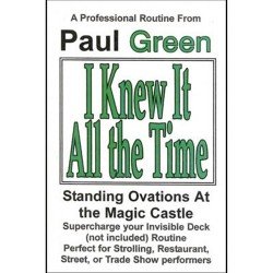 I Knew It All The Time by Paul Green n