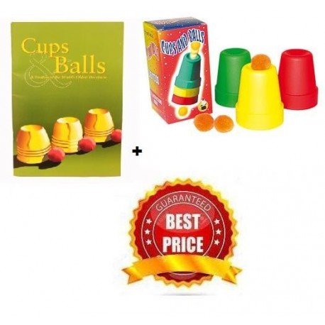 Cups and Balls PLASTIC + BOOK