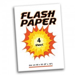 Flash Paper - Four cm 20x25 Sheets - White